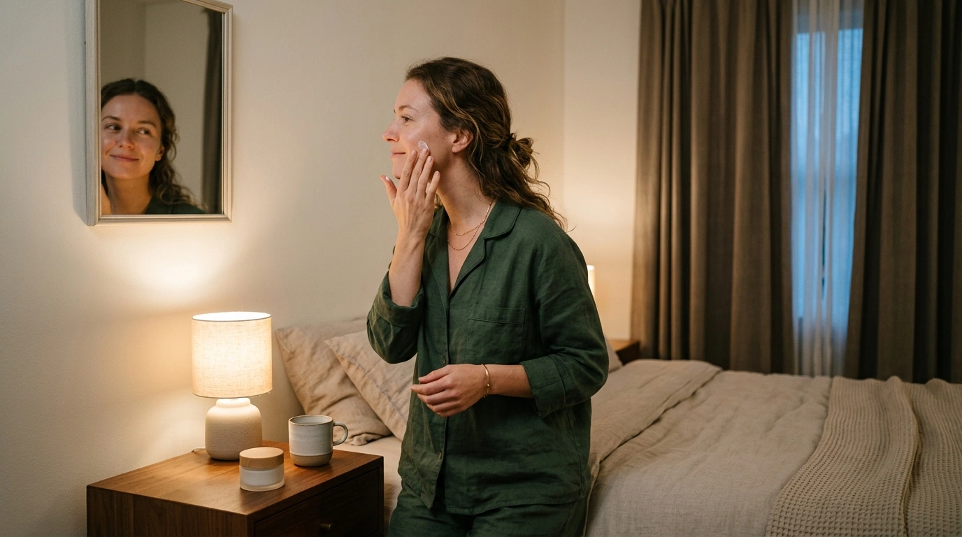 A Simple Night Routine for Calm Skin and Better Sleep