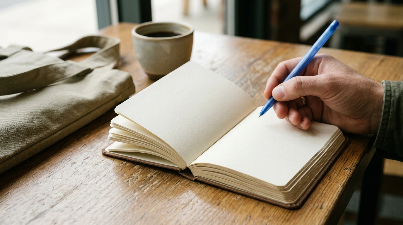 Mini Pocket Diary: Thick Paper Memo & Handwriting Notebook