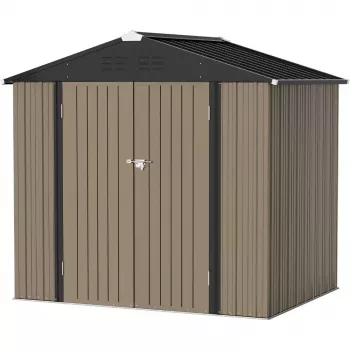 6x4 Metal Storage Shed: Secure Steel Backyard Storage