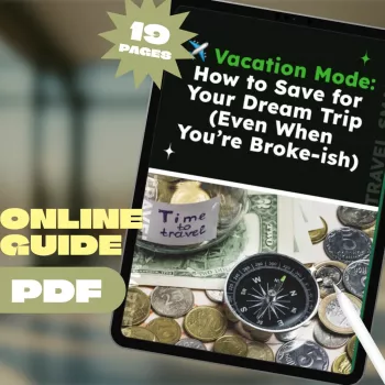Vacation Mode: Save for a Real Trip on a Tight Budget